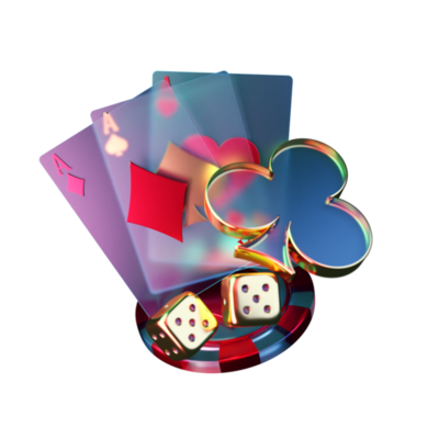 Modern style poker card with chip element png (1)
