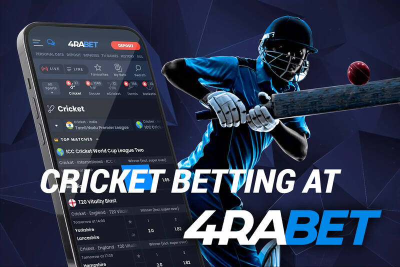 cricket betting at 4rabet
