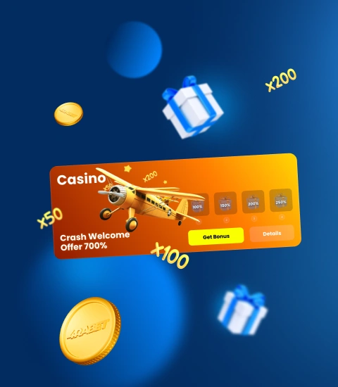 4rbetet casino welcome bonus